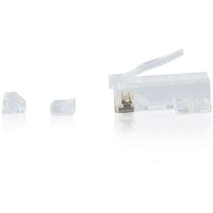 C2G RJ45 Cat6 Modular Plug - 100 Pack - 1 x RJ-45 Network Male - Clear