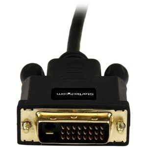 StarTech.com 10ft Mini DisplayPort to DVI Cable, Mini DP to DVI-D Adapter/Converter Cable, 1080p Video, mDP 1.2 to DVI Mon