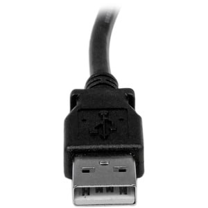 StarTech.com 2m USB 2.0 A to Right Angle B Cable - M/M - Connect hard-to-reach USB 2.0 peripherals, for installation in na