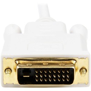 StarTech.com 10 ft Mini DisplayPort to DVI Adapter Converter Cable - Mini DP to DVI 1920x1200 - White - Cable for Video De