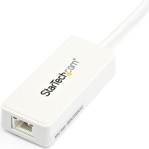 StarTech.com Adaptateur USB 3.0 vers Ethernet Gigabit - Carte Réseau Externe USB vers 1 Port RJ45 - Blanc - USB - 1 Port(s