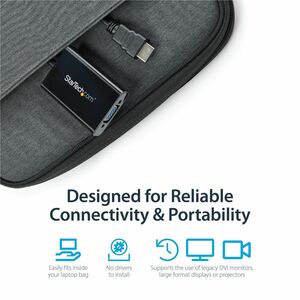 StarTech.com Cable Adaptador Externo Convertidor de Video y Audio HDMI® a VGA - 1920x1200 - Negro
