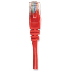 Network Patch Cable, Cat6, 0.5m, Red, CCA, U/UTP, PVC, RJ45, Gold Plated Contacts, Snagless, Booted, Lifetime Warranty - C