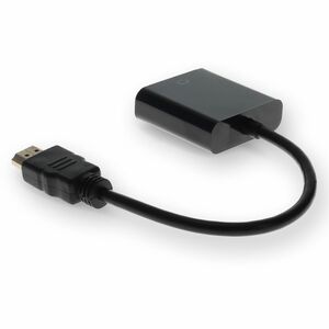 AddOn 5-Pack of HDMI 1.3 Male to VGA Female Black Active Adapters For Resolution Up to 1920x1200 (WUXGA) - HDMI/VGA Video 