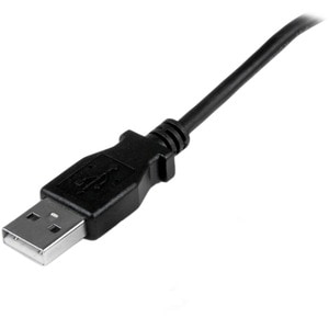 StarTech.com 1m Micro USB Cable Cord - A to Up Angle Micro B - Up Angled Micro USB Cable - 1x USB A (M), 1x USB Micro B (M