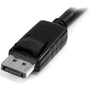 StarTech.com 3ft (1m) Panel Mount DisplayPort Cable, 4K x 2K Video, DisplayPort 1.2 Extension Cable Male to Female, DP Ext