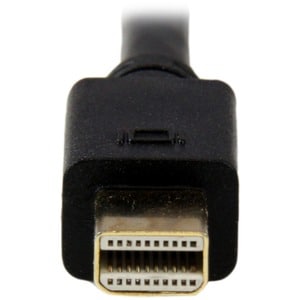 StarTech.com 15 ft Mini DisplayPort™ to VGA Adapter Converter Cable - mDP to VGA 1920x1200 - Black - First End: 1 x 20-pin