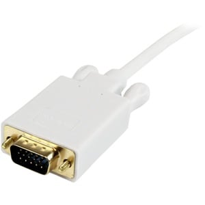 StarTech.com 3 ft Mini DisplayPort to VGAAdapter Converter Cable - mDP to VGA 1920x1200 - White - Cable for Desktop Comput