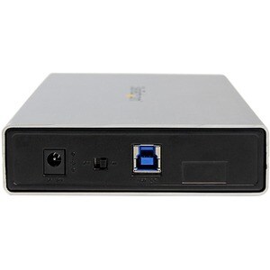 StarTech.com 3.5in Silver USB 3.0 External SATA III Hard Drive Enclosure with UASP â€" Portable External HDD - Turn a 3.5"