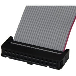 StarTech.com Low Profile 16in Parallel Port Header Cable Adapter with Bracket â€" DB25 (F) to IDC26 - Cable for Motherboar