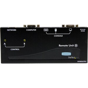 StarTech.com SV565UTPUEU Analog KVM Console/Extender - Wired - 2 Computer(s) - 1 Local User(s) - 1 Remote User(s) - 152.40