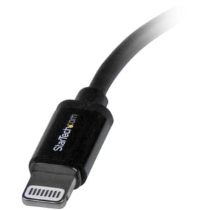 StarTech.com 15cm (6in) Short Black AppleÂ® 8-pin Lightning Connector to USB Cable for iPhone / iPod / iPad - Cable for iP