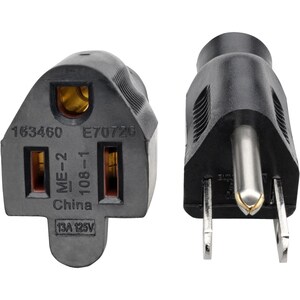 Eaton Tripp Lite Series Power Extension Cord, NEMA 5-15P to NEMA 5-15R - 13A, 120V, 16 AWG, 10 ft. (3.05 m), Black - (NEMA