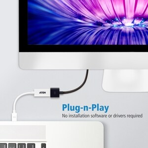 VanCryst Mini DisplayPort to HDMI Adapter - 19 cm DisplayPort/HDMI A/V Cable for Audio/Video Device, Mac mini, MacBook, Ma