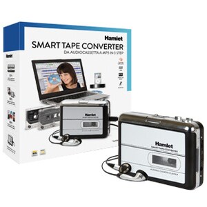 Hamlet Convertitore da Audiocassetta a MP3 per la riproduzione su computer, lettori MP3, CD. Software di conversione audio