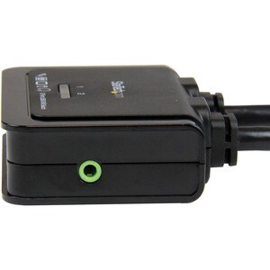 StarTech.com 2 Port USB HDMI Cable KVM Switch with Audio and Remote Switch - USB Powered - 2 Computer(s) - 1 Local User(s)