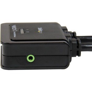 StarTech.com Switch KVM cavo HDMI® USB 2 porte con audio e switch remoto - Alimentazione USB - 2 Computer - 1 Utente Local