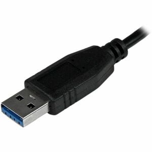 StarTech.com Adaptador Concentrador Hub USB 3.0 (5Gbps) Super Speed para Laptop de 4 Puertos Salidas - Negro - 4 Total USB