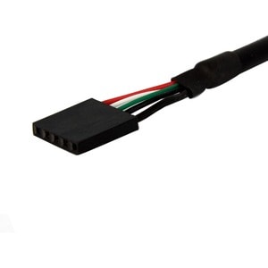 StarTech.com 91 cm Panel Mount USB Cable - USB A to Motherboard Header Cable F/F - USB A-Female to USB Header Adapter - US