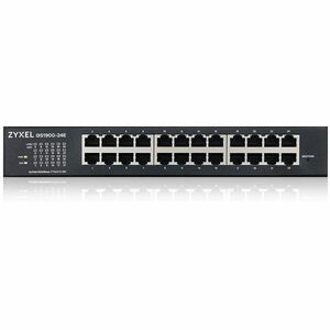 ZYXEL GS1900-24E 24-Port Gigabit Smart Managed Switch (Compact Design) | Fanless - 24 Ports - Gigabit Ethernet - Manageabl