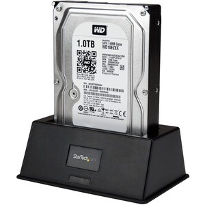StarTech.com Single Bay USB 3.0 to SATA Hard Drive Docking Station, USB 3.0 (5 Gbps) Hard Drive Dock, External 2.5/3.5" SA