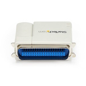 StarTech.com 1 Port 10/100 Mbps Ethernet Parallel Network Print Server - Convert a standard parallel printer into a shared