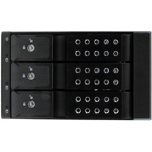 StarTech.com 3-fach 3,5" trägerloser SATA Festplatten Aluminium Wechselrahmen Backplane - 3 x HDD unterstützt - 3 x Gesamt
