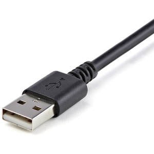 StarTech.com 3m (10ft) Long Black Apple® 8-pin Lightning Connector to USB Cable for iPhone / iPod / iPad - Charge and Sync