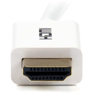 StarTech.com 3m 10 ft White CL3 In-wall High Speed HDMI Cable - Ultra HD 4k x 2k HDMI Cable - HDMI to HDMI M/M - Audio/Vid