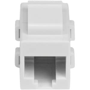 StarTech.com Cat 6 RJ45 Keystone Jack - Cat6 Netzwerkkoppler - RJ 45 Netzwerk Kuplung - Buchse/Buchse - Weiß - Weiß