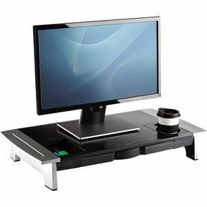 Fellowes Office Suites™ Premium Monitor Riser - Up to 21" Screen Support - 80 lb Load Capacity - CRT Display Type Supporte