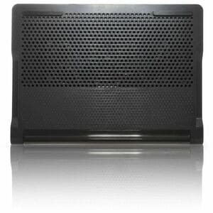Targus Chill Mat Cooling Device - Black, Grey - 2 Fan(s) - Built-in USB Hub