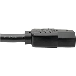 Tripp Lite by Eaton Power Cord C14 to C15 - Heavy-Duty 15A 250V 14 AWG 10 ft. (3.05 m) Black - 15A, 14AWG (IEC-320-C14 to 