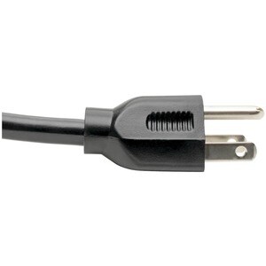 Eaton Tripp Lite Series Computer Power Cord, NEMA 5-15P to C13 - Heavy-Duty, 15A, 125V, 14 AWG, 12 ft. (3.66 m), Black - F