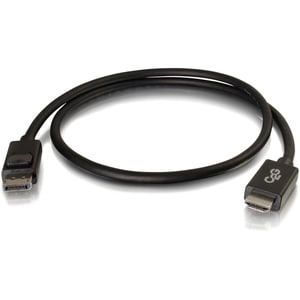 C2G 3ft DisplayPort to HDMI Adapter Cable - M/M - DisplayPort/HDMI for Notebook, TV, Projector, Audio/Video Device - 3 ft 