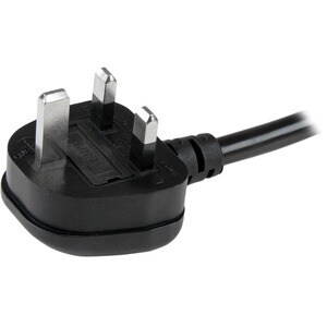 StarTech.com 2m Computer Power Cord - BS-1363 to IEC 320 C19 - 6.5ft (2m) 16AWG (1.5mm2) flexible computer power cord w/ B