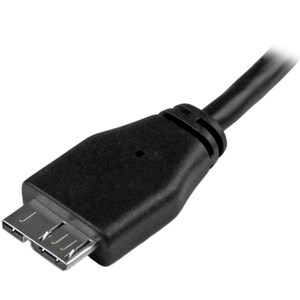 StarTech.com 50cm schlankes SuperSpeed USB 3.0 A auf Micro B Kabel - St/St - Cable for Festplatte, Kartenleser, Tablet, Te