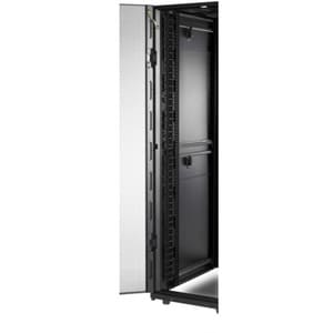 APC by Schneider Electric AR7721 Cable Organizer - Black - 2 Each Pack - TAA Compliant - Cable Manager - 42U Rack Height