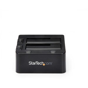 StarTech.com Dual-Bay USB 3.0 to SATA Hard Drive Docking Station, 2.5/3.5" SATA I/II/III, SSD/HDD Dock, USB Hard Drive Bay
