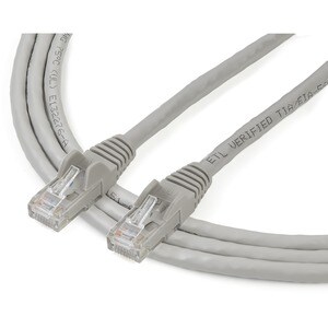 StarTech.com 2m CAT6 Ethernet Cable - Grey Snagless Gigabit - 100W PoE UTP 650MHz Category 6 Patch Cord UL Certified Wirin