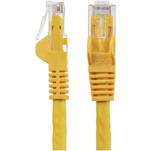 StarTech.com 2m Yellow Gigabit Snagless RJ45 UTP Cat6 Patch Cable - 2 m Patch Cord - Ethernet Patch Cable - RJ45 Male to M