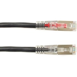 Black Box GigaTrue 3 Cat.6 (S/FTP) Patch Network Cable - 3 ft Category 6 Network Cable for Patch Panel, Wallplate, Network