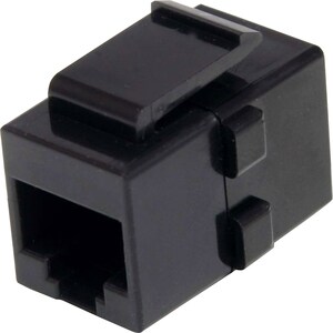 StarTech.com Cat 6 RJ45 Keystone Jack Network Coupler - F/F - 1 x RJ-45 Network Female - 1 x RJ-45 Network Female - Black