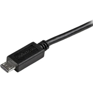 StarTech.com 1m Mobile Charge Sync USB to Slim Micro USB Cable - Phones & Tablets - A to Micro B M/M - Thin Micro USB Char
