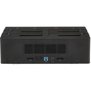 StarTech.com Docking Station USB 3.0 per quattro Hard Disk SSD / SATA 2.5" / 3.5"( 6.4cm/8.9cm ) con UASP a doppio ventola