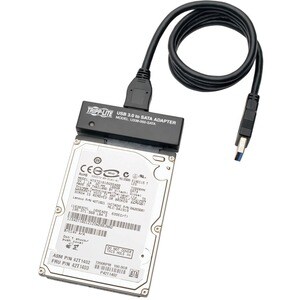 Eaton Tripp Lite Series USB 3.0 SuperSpeed to SATA III Adapter for 2.5 in. to 3.5 in. SATA Hard Drives - 1 x Type B Female