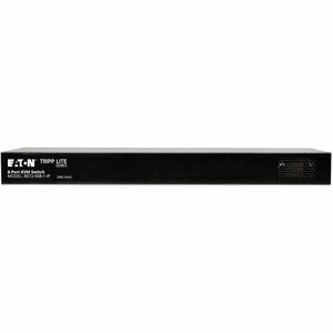 Tripp Lite by Eaton NetCommander 8-Port Cat5 KVM over IP Switch - 1 Remote + 1 Local User 1U Rack-Mount - 8 Computer(s) - 