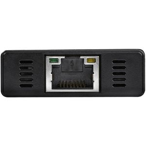 StarTech.com 3 Port Portable USB 3.0 Hub with Gigabit Ethernet Adapter NIC - Aluminum w/ Cable - Add 3 external USB 3.0 po