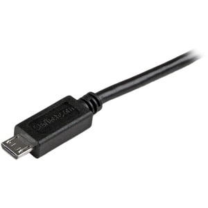 StarTech.com 1 ft Mobile Charge Sync USB to Slim Micro USB Cable for Smartphones and Tablets - A to Micro B M/M - Charge a