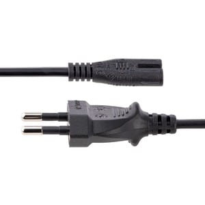 1 m Laptop Ladekabel, EU Stecker auf C7, 2,5A 250V, 18AWG, Laptop Ersatzkabel, Laptop Stromkabel/Netztkabel - für Notebook